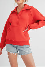 Load image into Gallery viewer, Funnel Neck Half Zip
