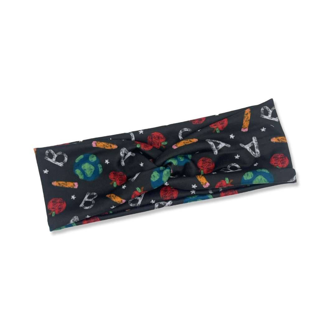 School Knotted Headband