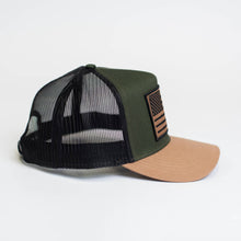 Load image into Gallery viewer, AFC Green Harvest Flag Patch Hat