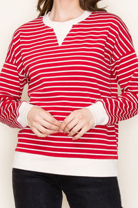 STRIPED PULLOVER