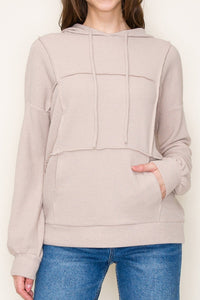 Terry Hoodie Top