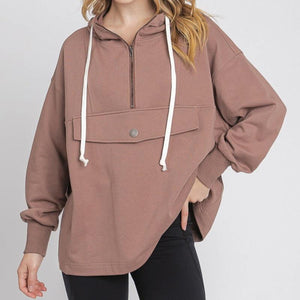 TERRY HOODIE SWEATSHIRT