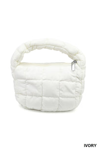 Quilted Micro Puffy Handbag