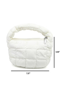 Quilted Micro Puffy Handbag