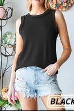 Load image into Gallery viewer, Sleeveless  Ribbed Top