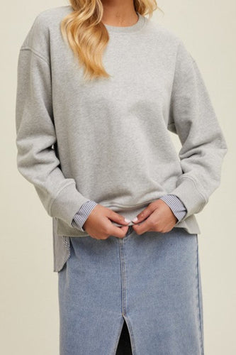 Twofer Shirt Pullover