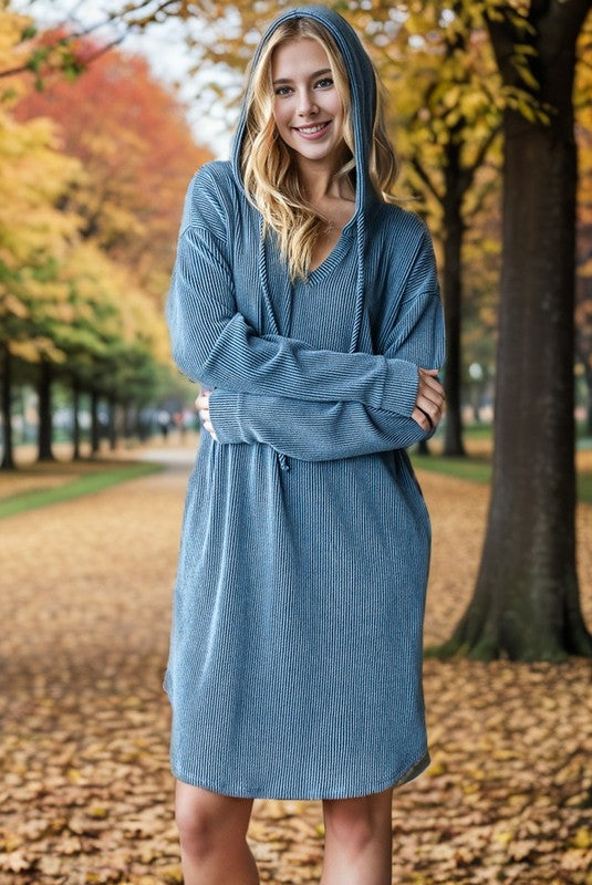 Long Sleeve Hoodie Dress