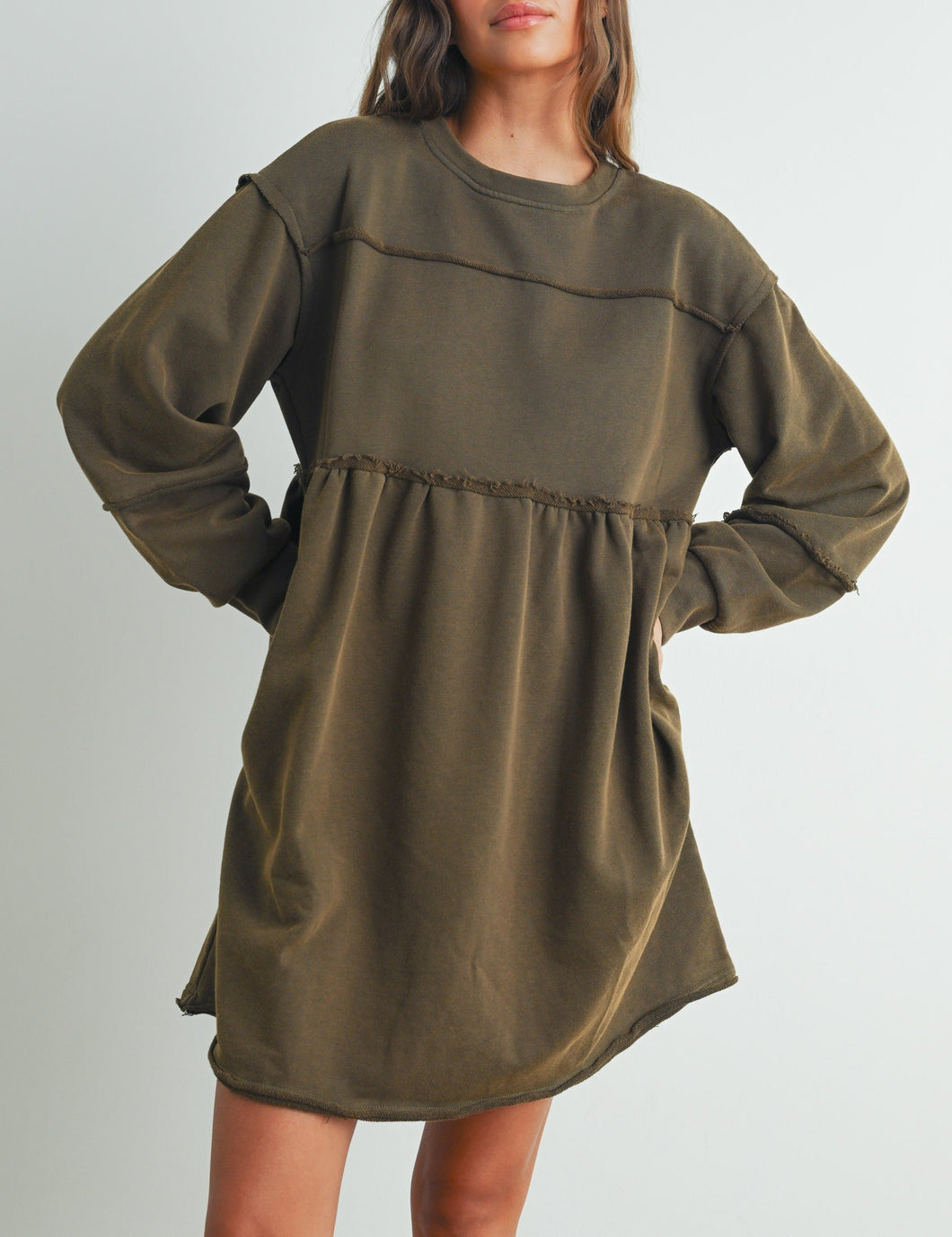 Full Sleeve Winter Mini Dress HOMESTEAD Full Sleeve Winter Mini Dress HOMESTEAD