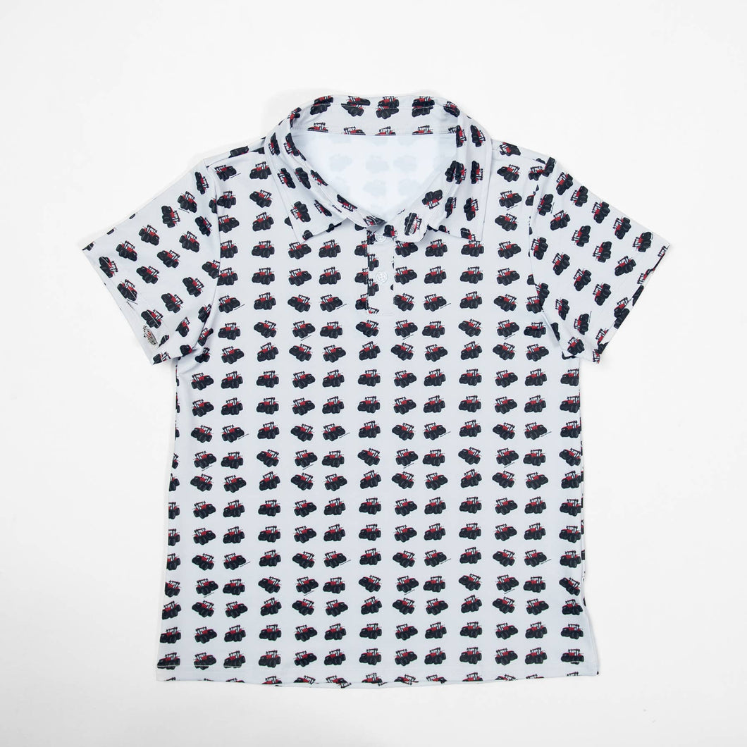 Big Red Tractor Baby/Youth Polo