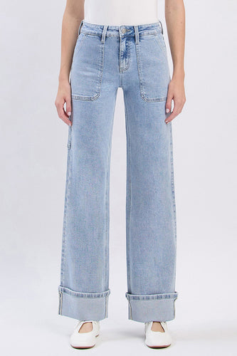 HIGH RISE CARPENTER POCKET JEANS