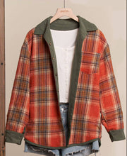 Load image into Gallery viewer, Reversible Corduroy &amp; Plaid Shirt