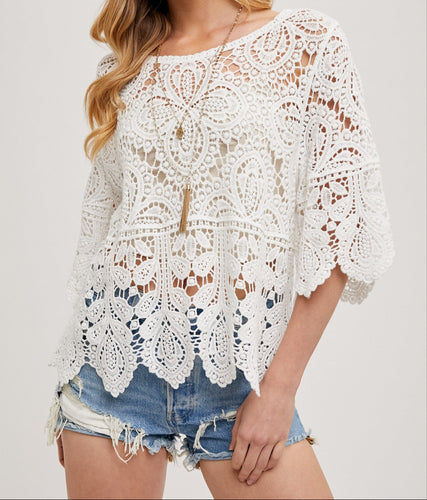 Crochet Lace Top