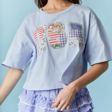 Load image into Gallery viewer, USA Short Sleeve Crop Top