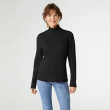 Load image into Gallery viewer, Hazel Long Sleeve Ribbed Mock Neck Top