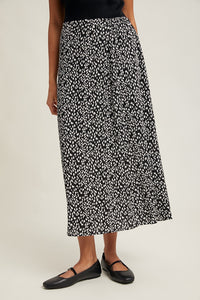 Leopard Midi Skirt