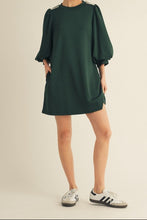 Load image into Gallery viewer, Stripe Accent Shoulder  Dress