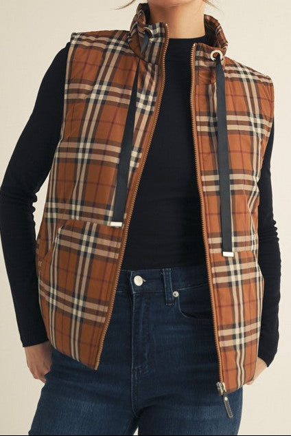 Plaid Vest