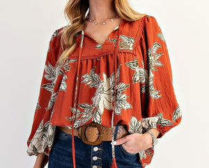 Printed Keyhole Top