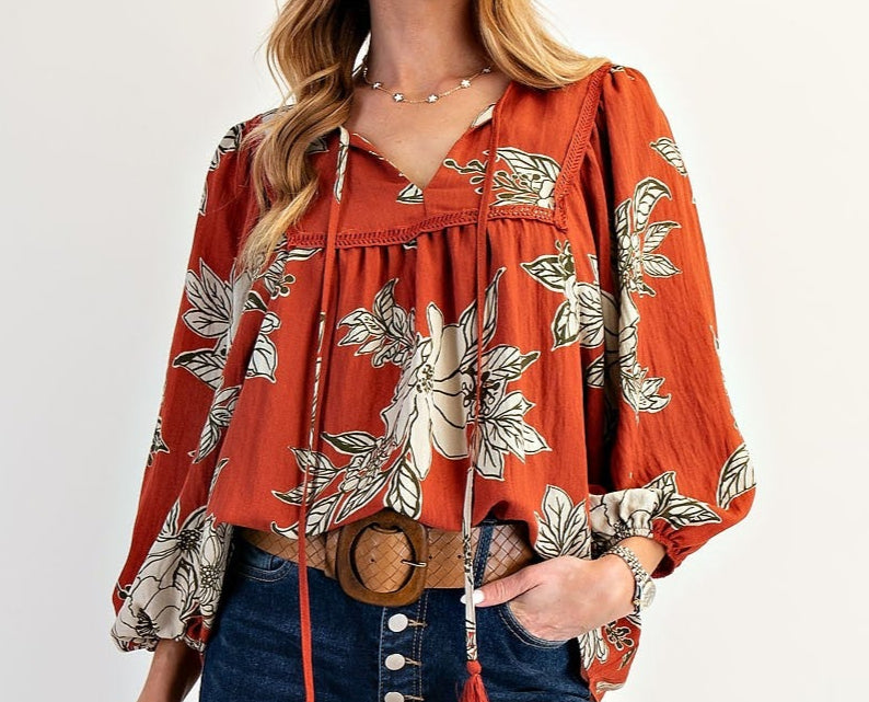 Printed Keyhole Top