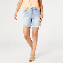 Load image into Gallery viewer, OMG ZoeyZip Jean Shorts - Light Denim