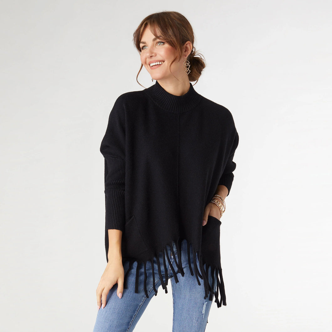 Flowy Mock Neck Sweater