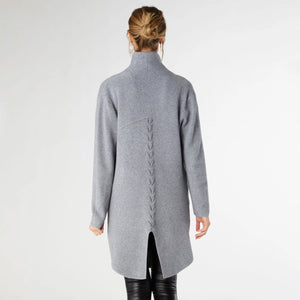 Long Cardi Lattice Back