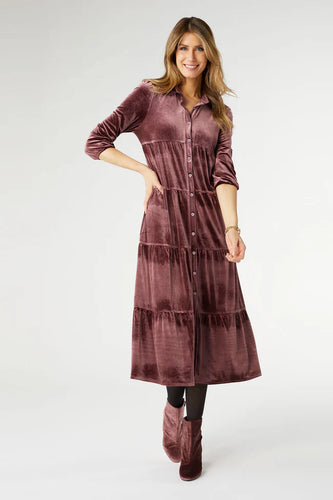 Velour Dress