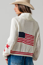Load image into Gallery viewer, American Flag Cardigan
