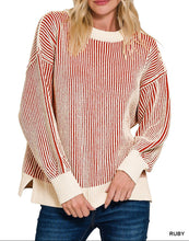 Load image into Gallery viewer, Ava Two Tone Sweater