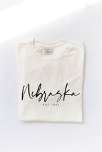 Load image into Gallery viewer, NEBRASKA EST. 1867 Mineral Washed Graphic Top