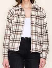 Load image into Gallery viewer, Plaid Hooded Jacket