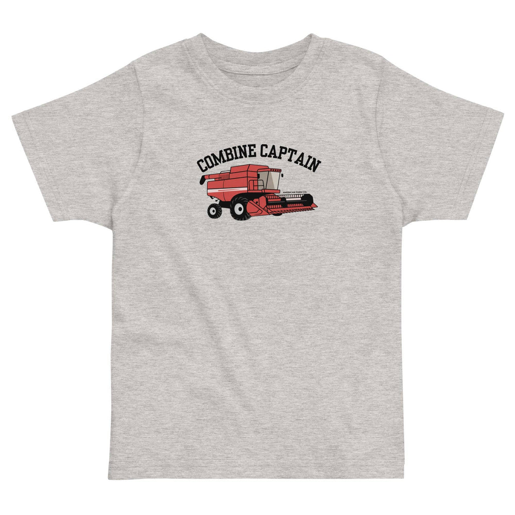Western Red Combine Captain Toddler Graphic Tee