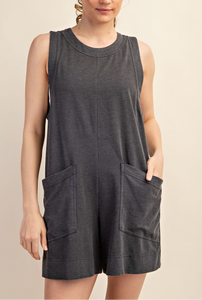 COTTON POLY ROMPER