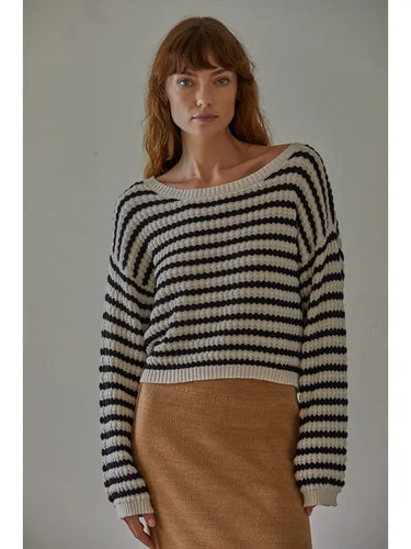 Sia Striped Pullover