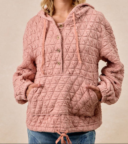 Quilted Hoodie