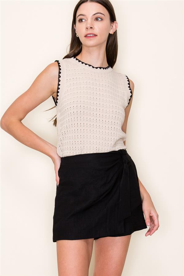 Front Wrap Skort