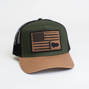 AFC Green Harvest Flag Patch Hat