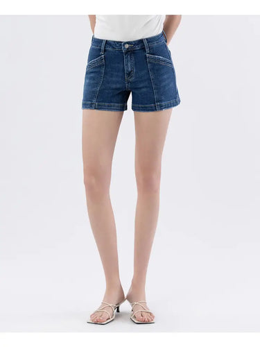 HIGH RISE TROUSER HEM SHORT
