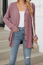 Load image into Gallery viewer, Long Sleeve Button Cardigan