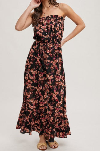 Floral Tiered Maxi Dress