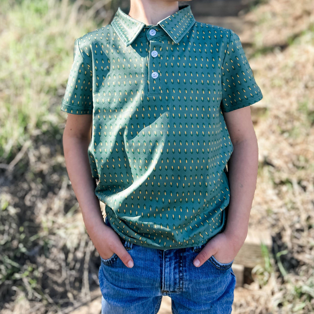 Retro Corn Baby/Youth Polo