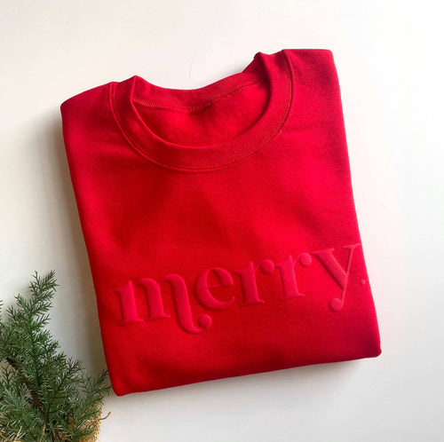 Retro Merry Sweatshirt