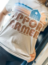 Load image into Gallery viewer, AFC- Retro &#39;Support Farmers’ Graphic Tee