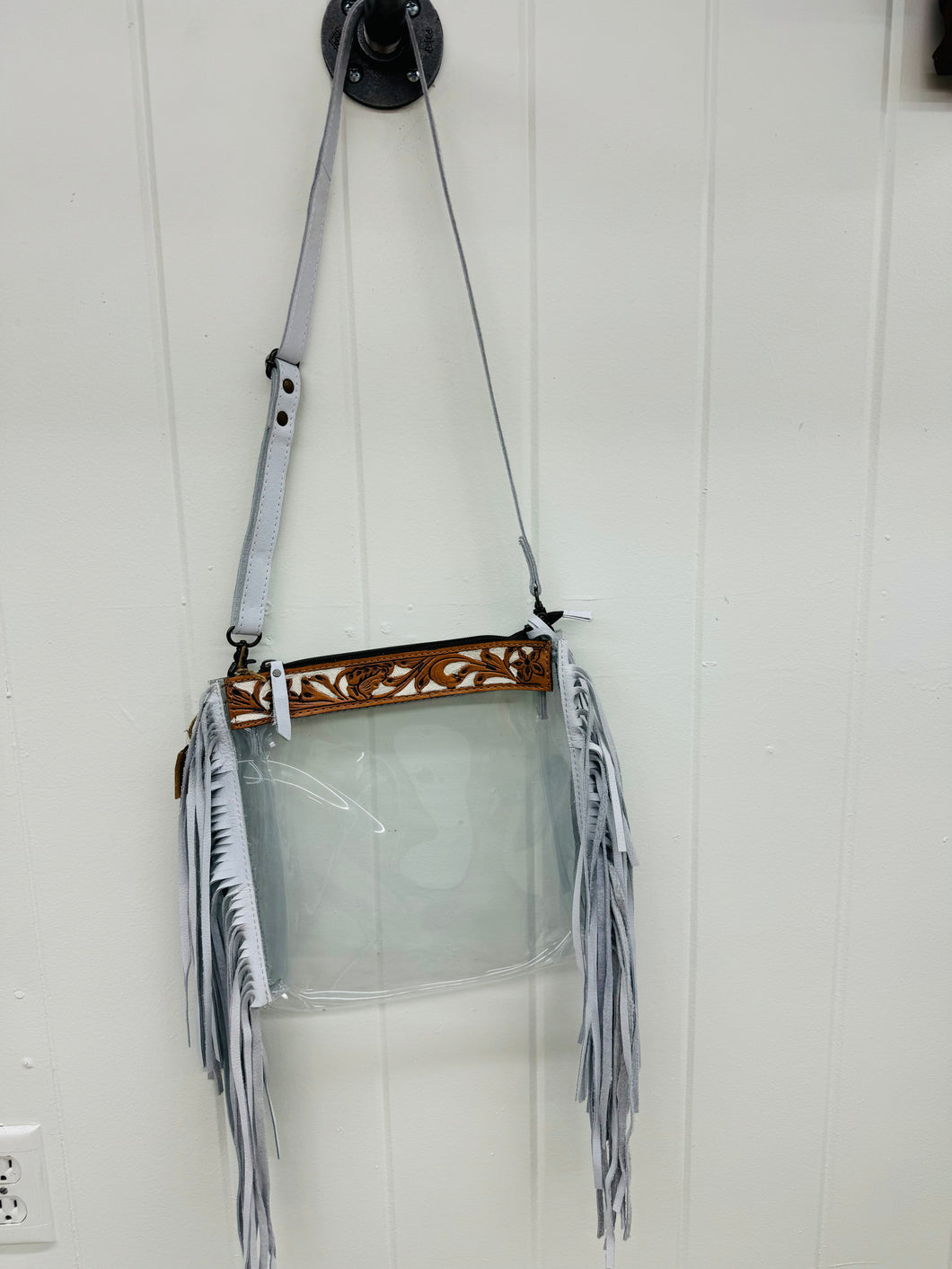 Clear Stadium Bag w/ tassels