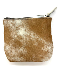 Load image into Gallery viewer, Coin Purse with Cowhide back