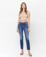 Load image into Gallery viewer, Jeanne-High Rise Slim Straight Jean