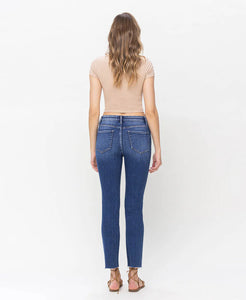 Jeanne-High Rise Slim Straight Jean