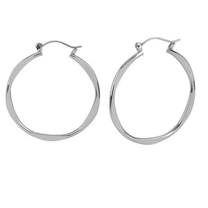 Wavy Hoop Earrings