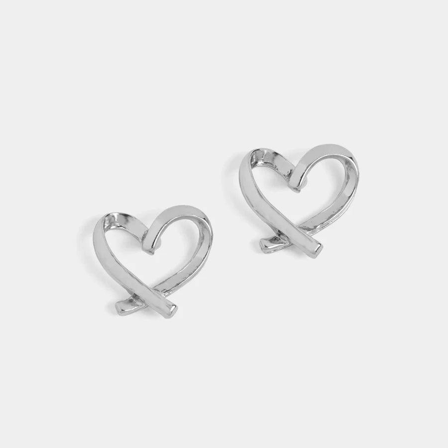 Heart Stud Earrings