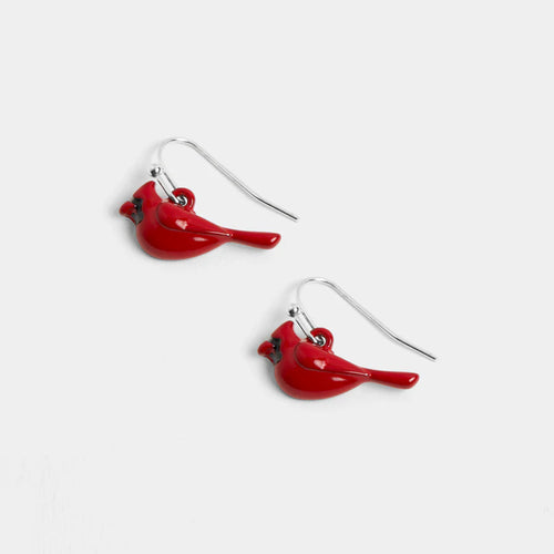 Red Cardinal Earrings